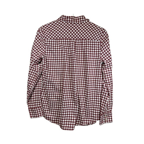 Mercantile j crew Gingham Button Down Shirt Long Sleeve Career Casual S - Picture 5 of 8